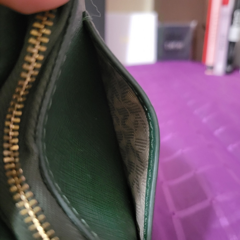 Michael Kors Forest Green Wallet - Picture 6 of 8